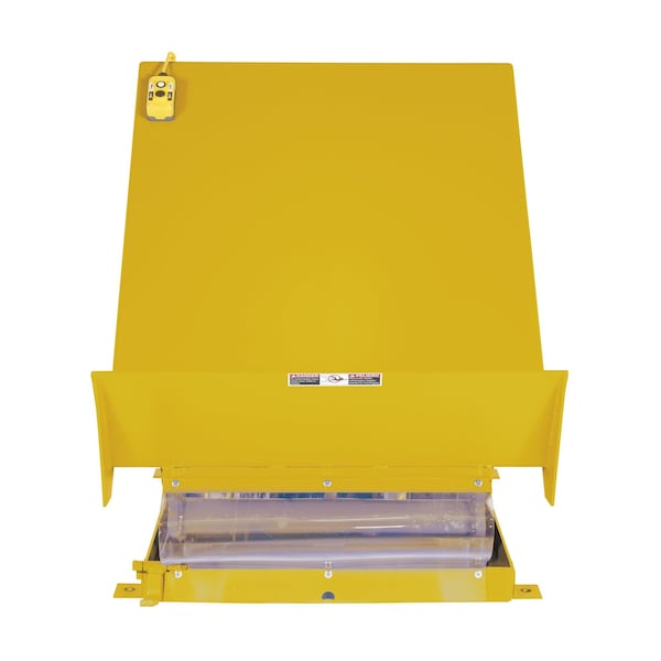 Vestil 40" X 48" Yellow Lift Table, Load Cap. 2000 lb., 115V UNI-4048-2-YEL-115-1 - main